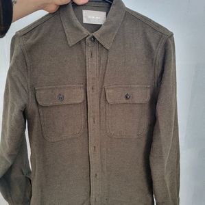Everlane Dark Green Heavyweight Overshirt